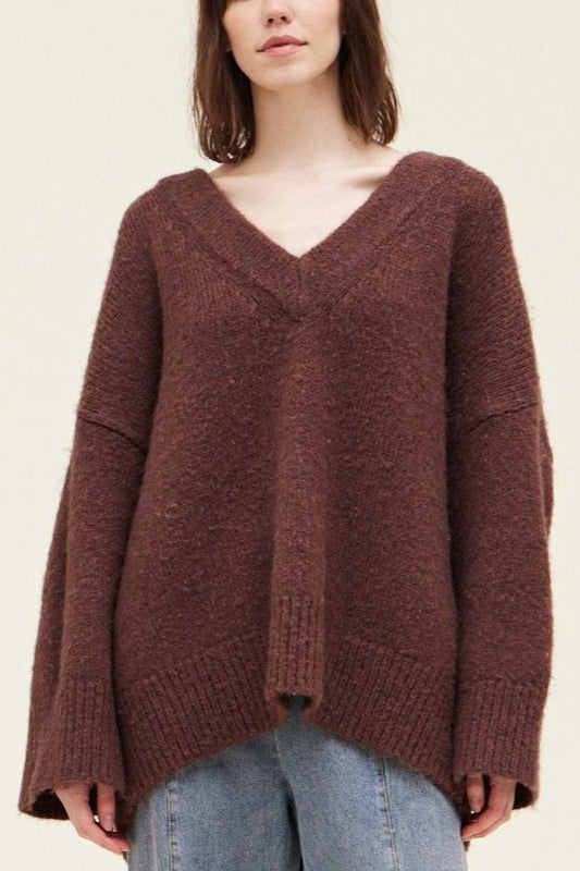 Harper Oversized Sweater | Vino