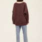 Harper Oversized Sweater | Vino