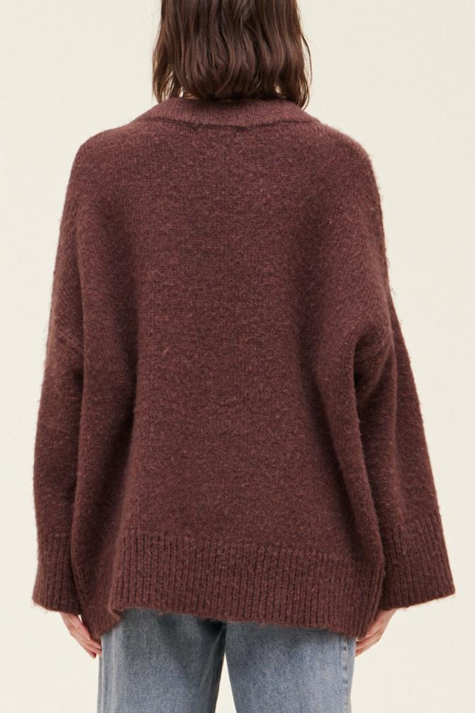 Harper Oversized Sweater | Vino