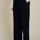 Thick Cotton Gauze Pants | Black