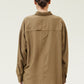 Oversized Button Up | Tapenade