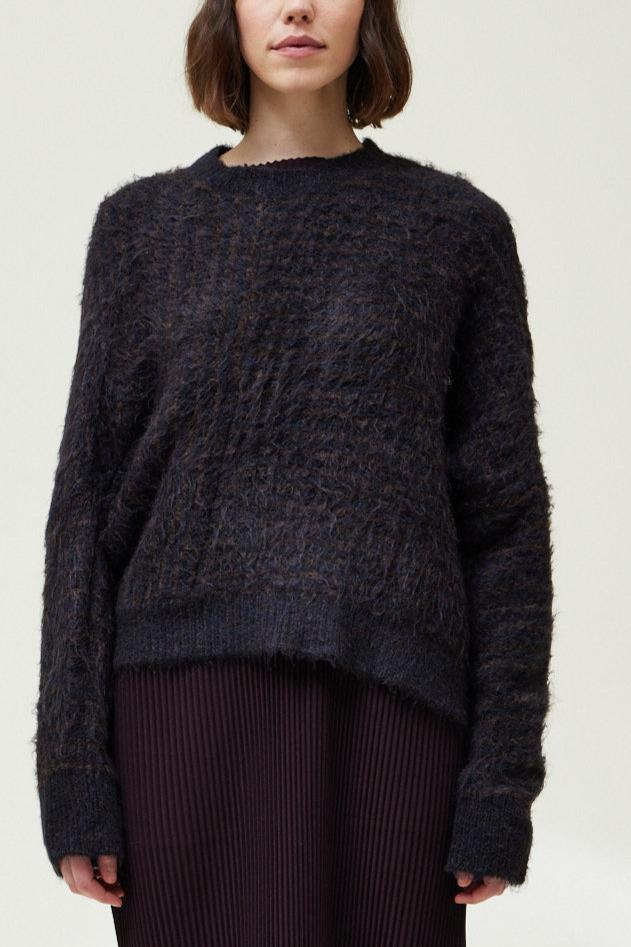 Dreamy Blue Textured Sweater