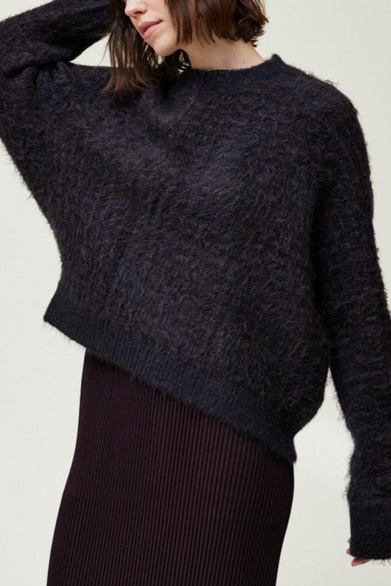 Dreamy Blue Textured Sweater