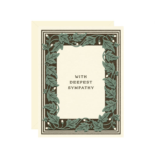 With Deepest Sympathy Card