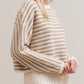 Crêpe Cake Cropped Sweater