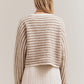 Crêpe Cake Cropped Sweater