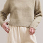 Cropped Boxy Sweater | Artichoke