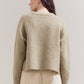 Cropped Boxy Sweater | Artichoke