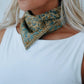 Kalamkari Cotton Bandana | Blue Vine