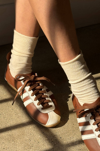 Breezy Sneaker Socks | Naturel