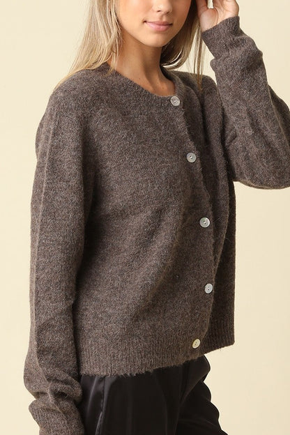 Rather Be Reading Cardigan | Ash Brown