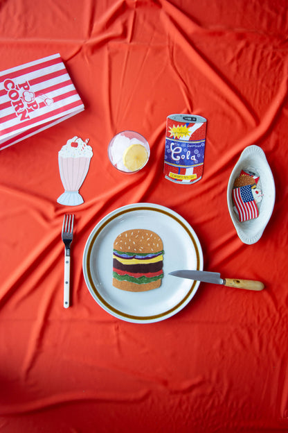 Hamburger Sticker