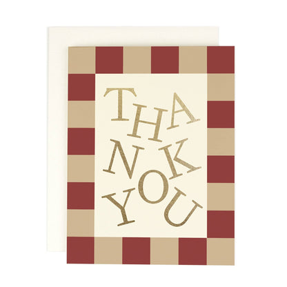 Check Edge Thank You Card