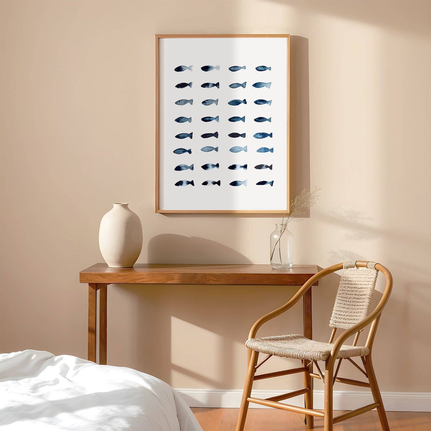 Indigo Fish Print | 8 x 10