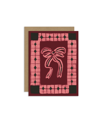 Bow Greeting Card