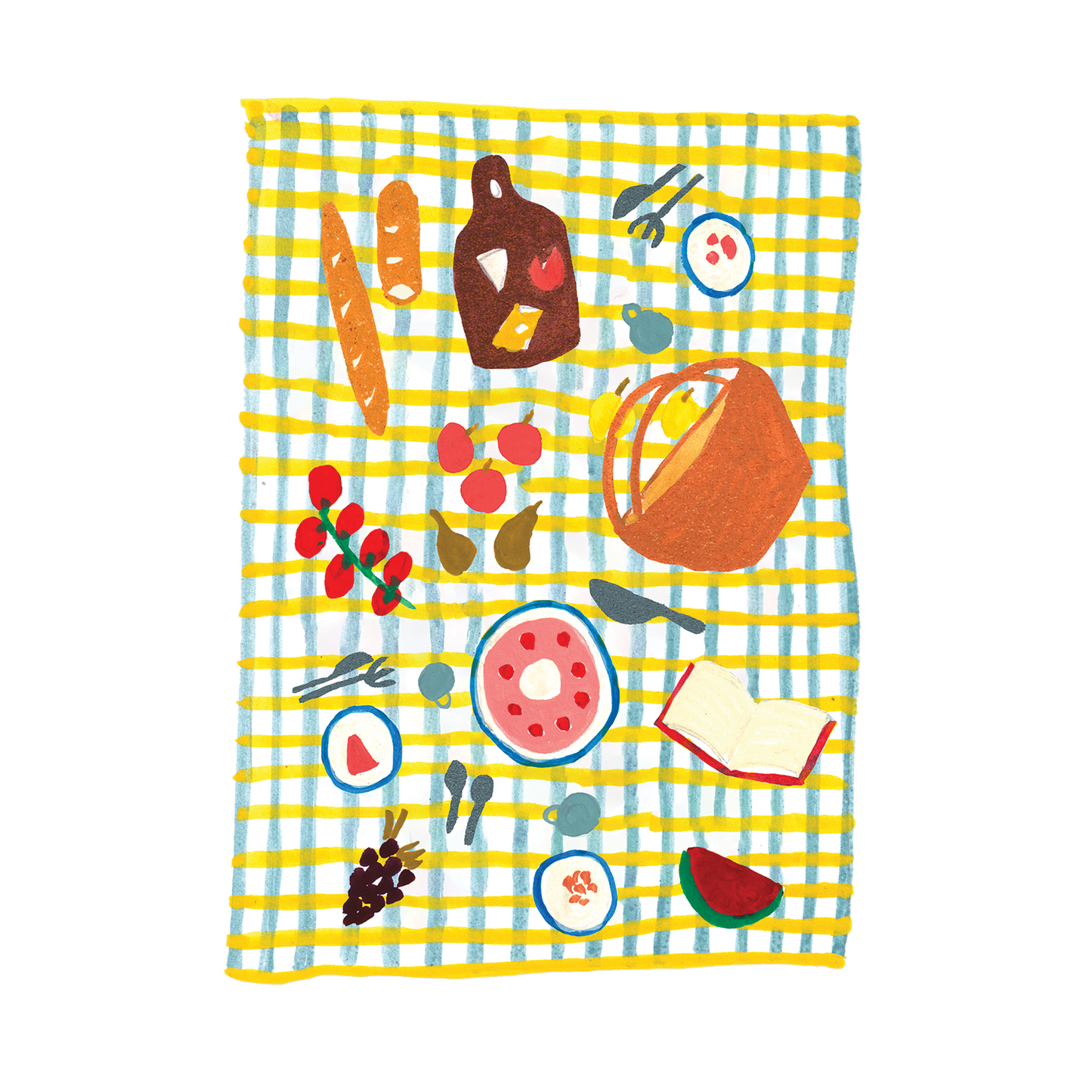 Summer Picnic Sticker