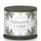Balsam & Cedar Tin Candle | Demi 3oz
