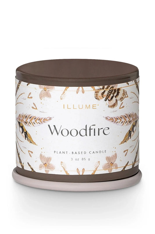 Woodfire Tin Candle | Demi 3oz