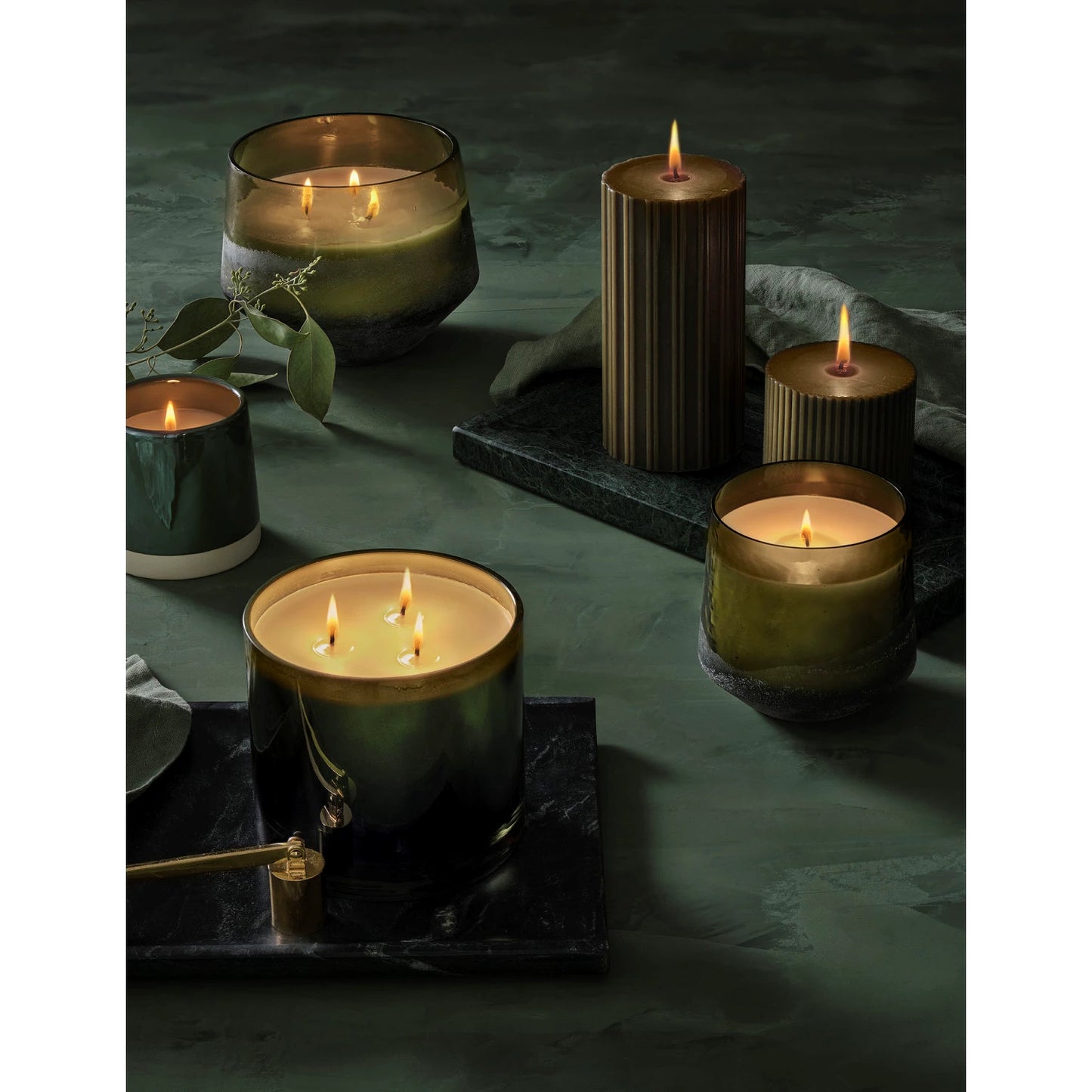 Balsam & Cedar Baltic Glass Candle | 13oz