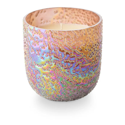 Woodfire Beaded Glass Candle