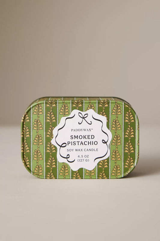 Cherie Tin Candle | Smoked Pistachio