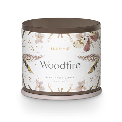 Woodfire Tin Candle | Vanity 11.8oz