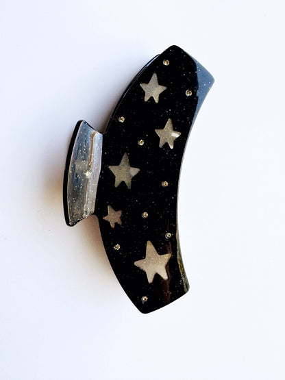 Shimmer Claw | Cream + Silver