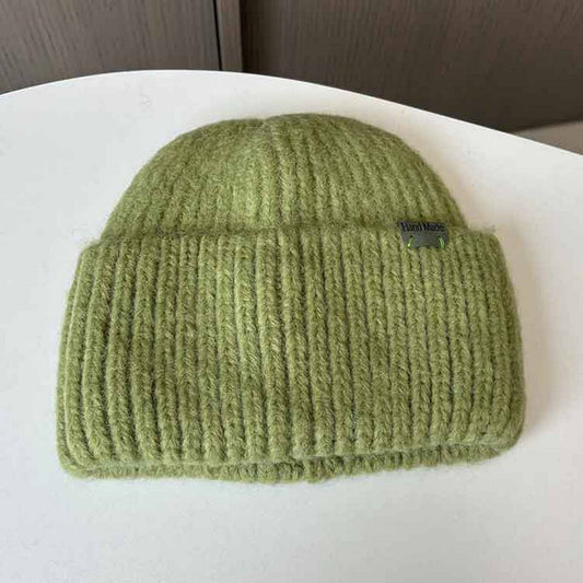 Foldover Knit Beanie | Green
