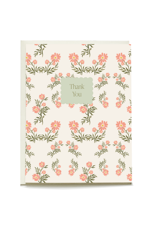 Daisy Thank You Card