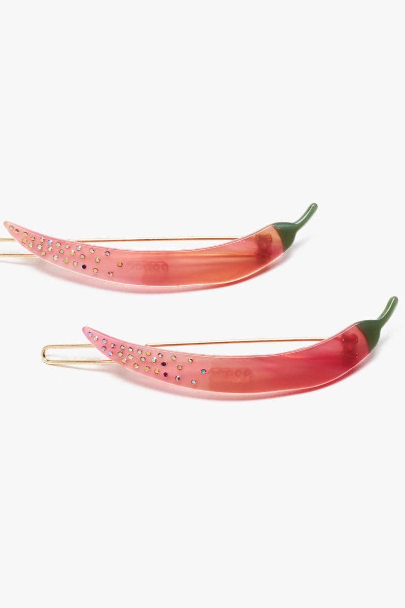 Thai Chili Pepper Barrette | Set of 2