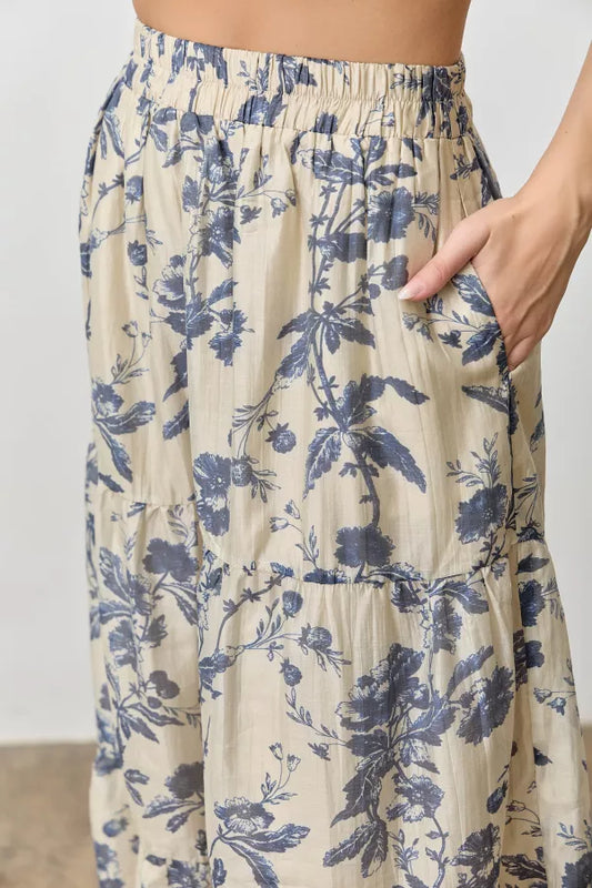 Penelope Floral Midi Skirt