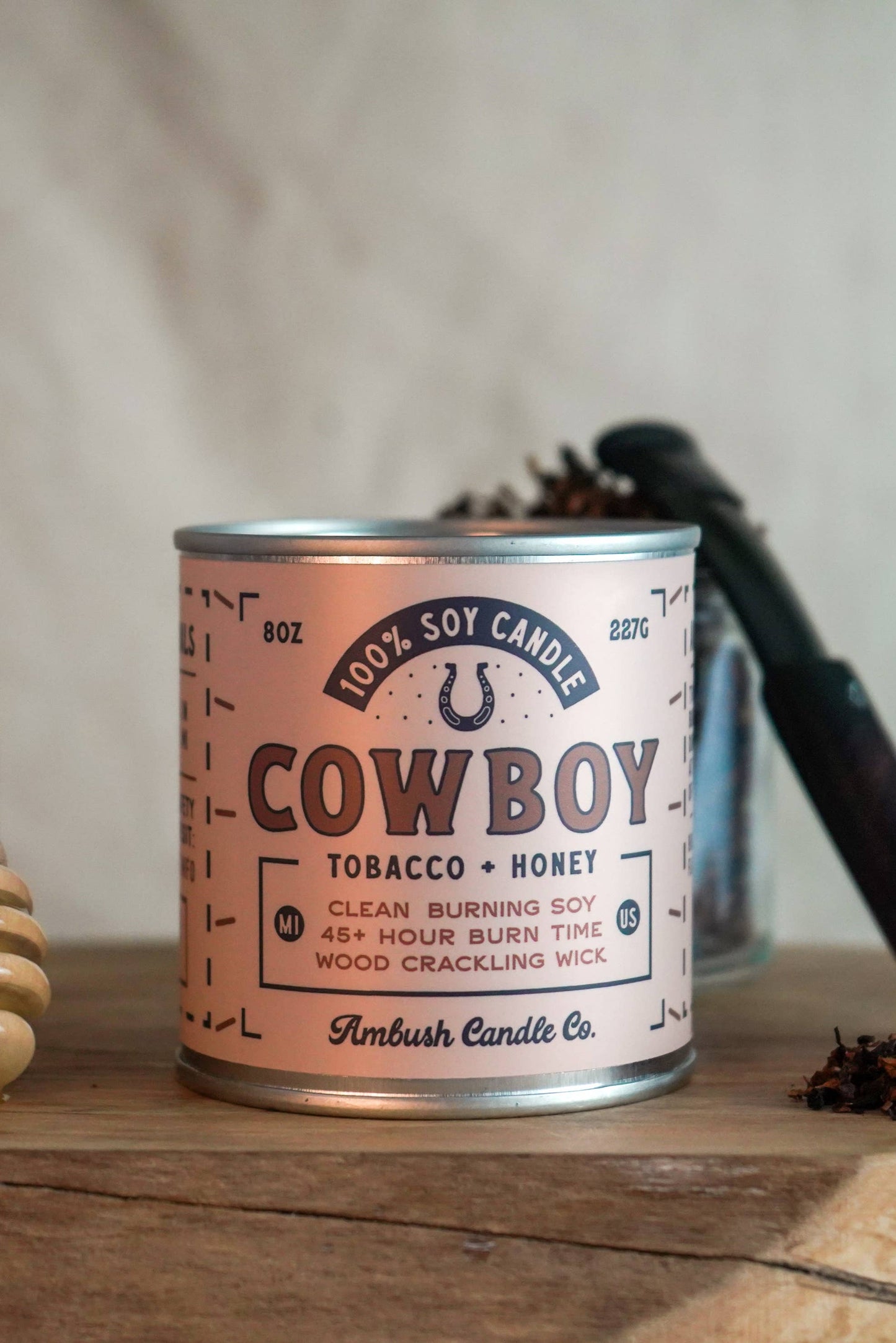 Cowboy | Tobacco + Honey Candle