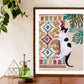 Indoor Cat Art Print | 8x10