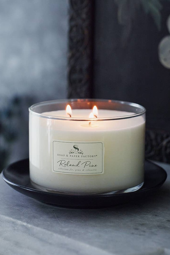 Roland Pine Three-Wick Soy Candle