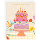 Cherry Cake Birthday Card