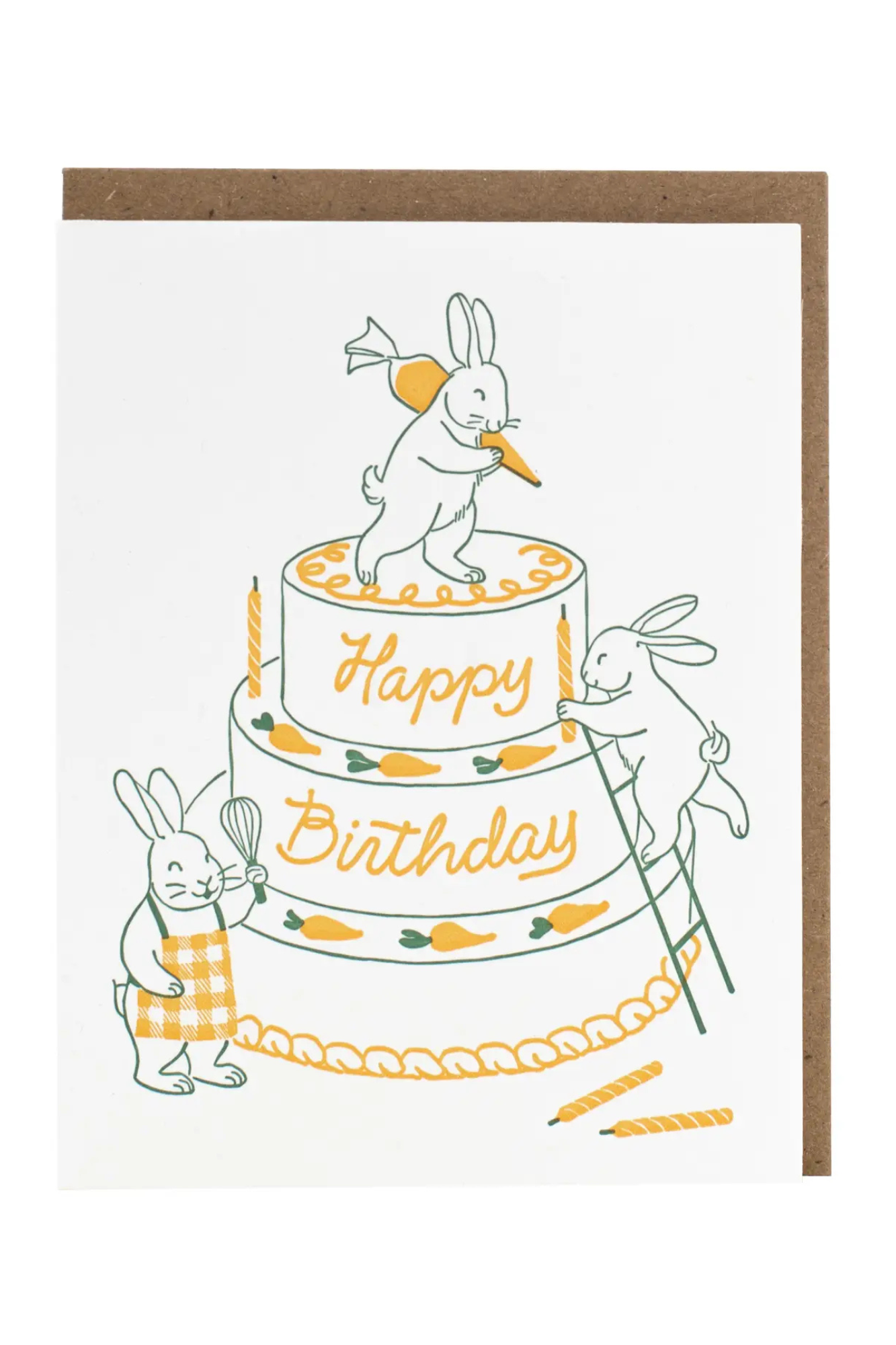 Bunny Bakers Birthday Card