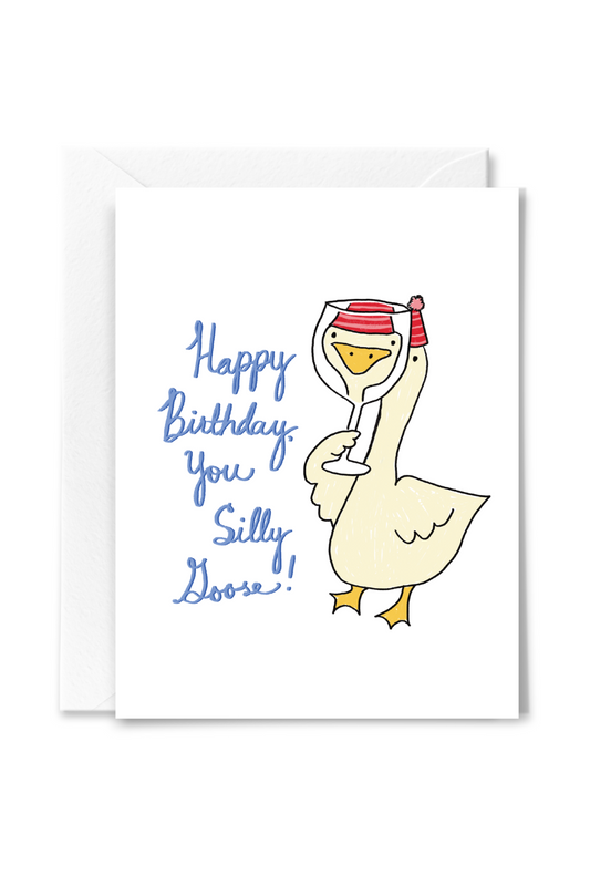 Silly Goose Birthday Card