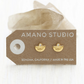 Sunset Stud Earrings | Crystal