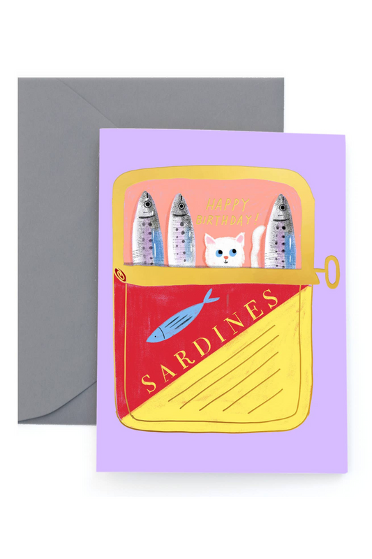 Tinned Fish Greeting Card