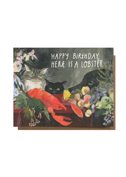 Happy Birthday Lobster Card