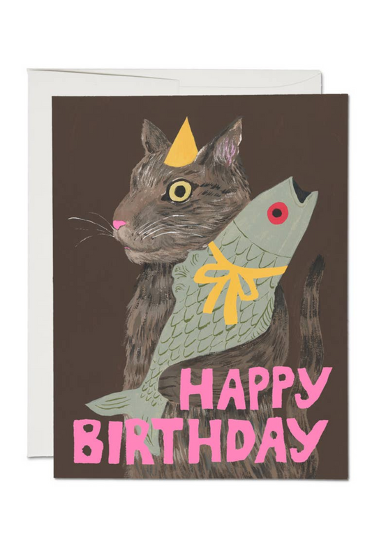 Cat's Delight Birthday Card