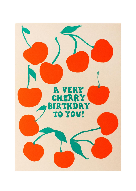 A Very Cherry Birthday Card