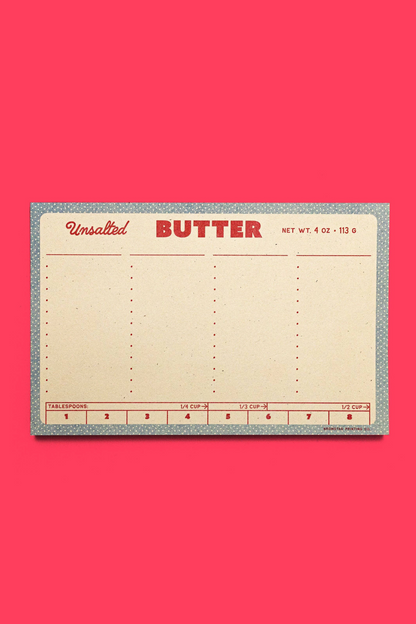 Butter Risograph Notepad