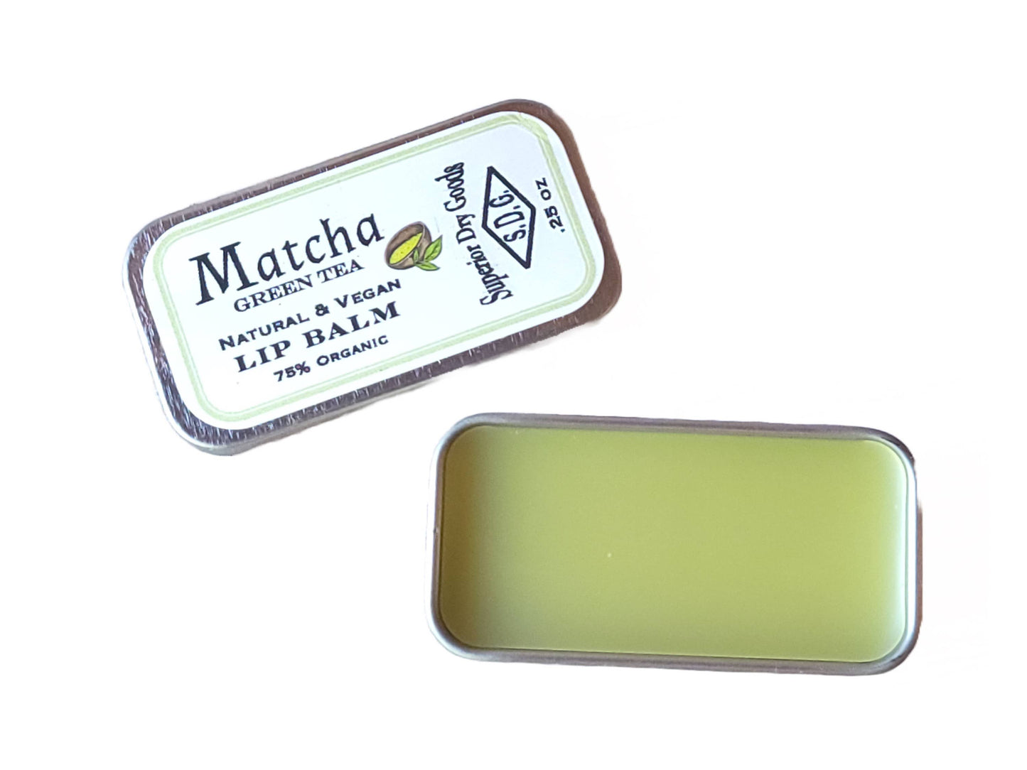 Matcha Green Tea Lip Balm | Aluminum Slider