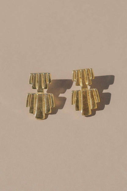Empire Earrings | Gold Vermeil