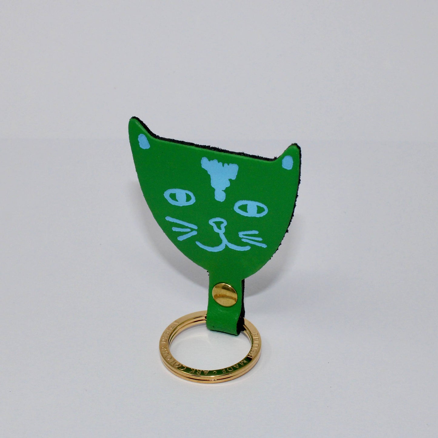 Cat Key Fob: Cream