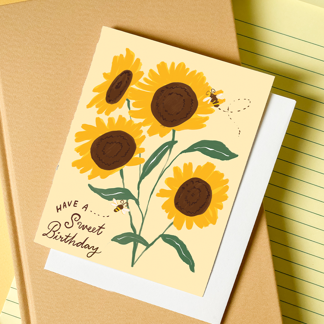 Sunflower Birthday Card