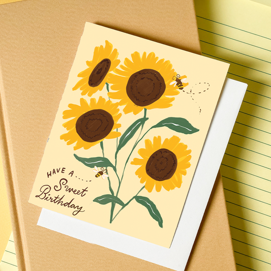 Sunflower Birthday Card