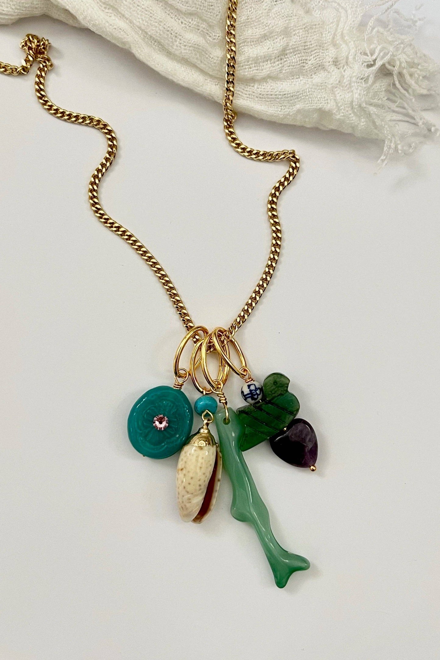 Sea Trinket Pendant Necklace