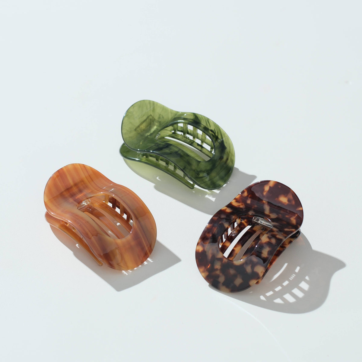 Oval Flat Hair Claw | Assorted